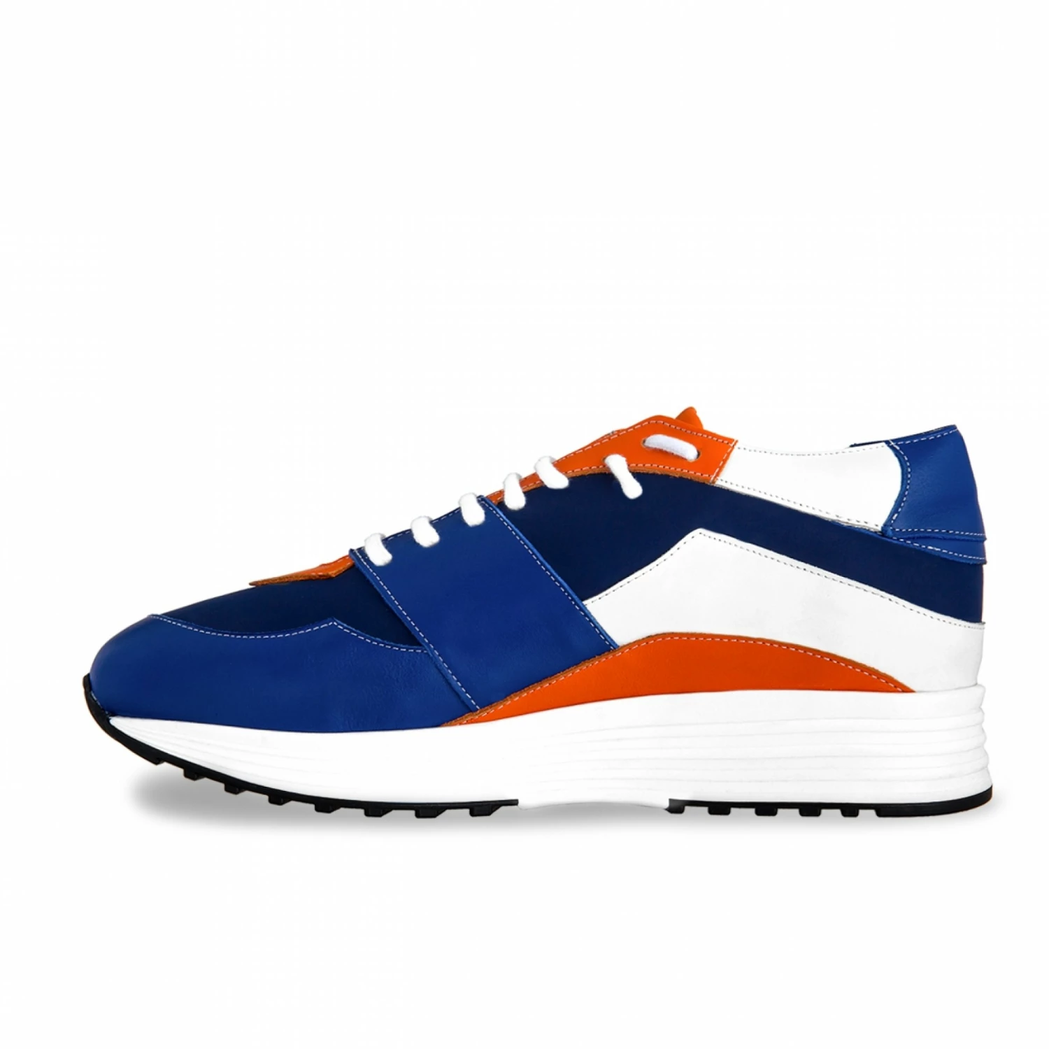 Varenne Sport - Elevator Sneakers In Mix Of Leathers From 2.4 To 3.1 Inches 5 Varenne Sport - Elevator Sneakers In Mix Of Leathers From 2.4 To 3.1 Inches - Image 3