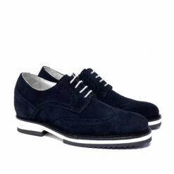 Iceland - Elevator Shoes In Suede Leather From 2.4 To 3.1 Inches -Deals Guidomaggi Store height incresing shoes