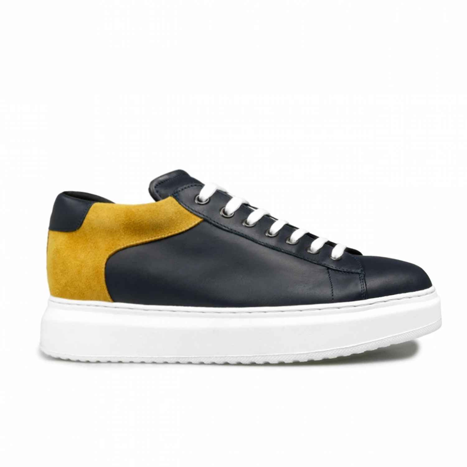 Las Palmas - Elevator Sneakers In Mix Of Leathers From 2.4 To 3.1 Inches 4 Las Palmas - Elevator Sneakers In Mix Of Leathers From 2.4 To 3.1 Inches - Image 2