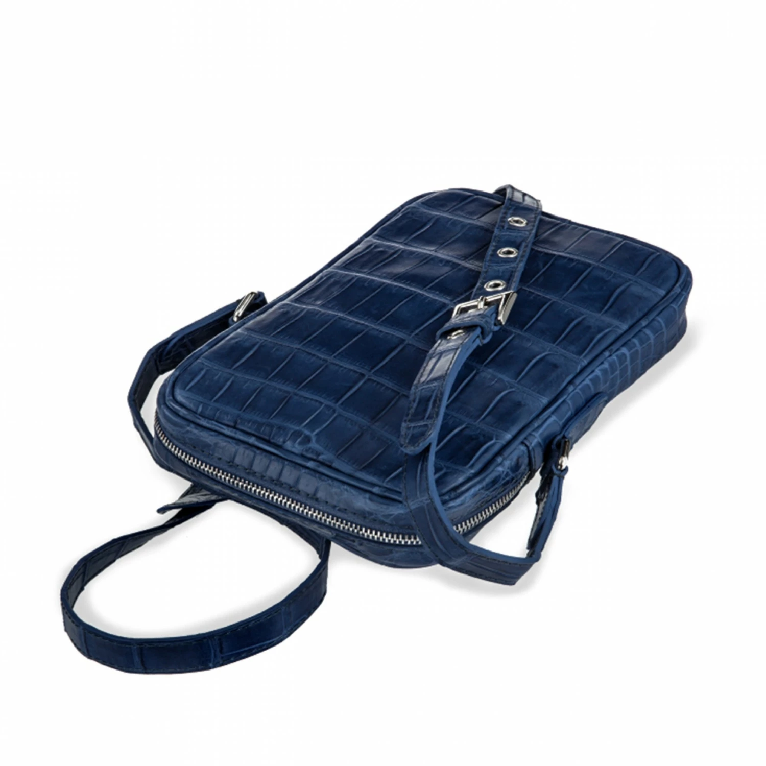 Avion -Messenger Bag In Crocodile Leather 6 Avion -Messenger Bag In Crocodile Leather - Image 4