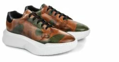 Nettuno - Elevator Sneakers In Full Grain Leather From 2.4 To 4 Inches