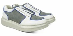 Medea - Elevator Sneakers In Mix Of Leathers From 2.4 To 3.1 Inches