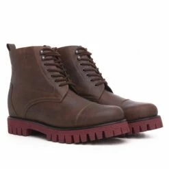 Jodhpur - Elevator Boots In Waxed Leather From 2.4 To 4 Inches -Deals Guidomaggi Store jodhpur taller shoes