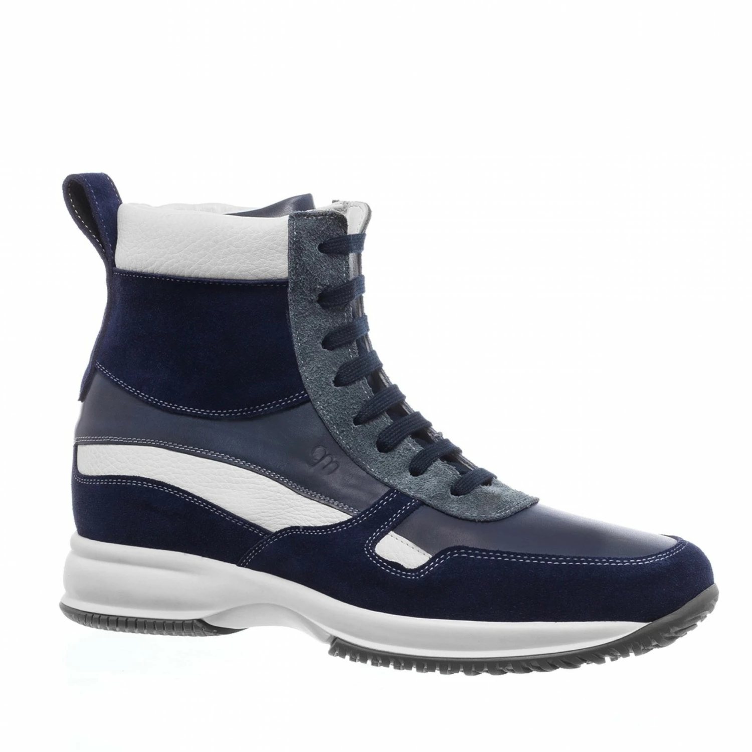 Lazio - Elevator Sneakers In Mix Of Leathers From 2.4 To 4 Inches 6 Lazio - Elevator Sneakers In Mix Of Leathers From 2.4 To 4 Inches - Image 4