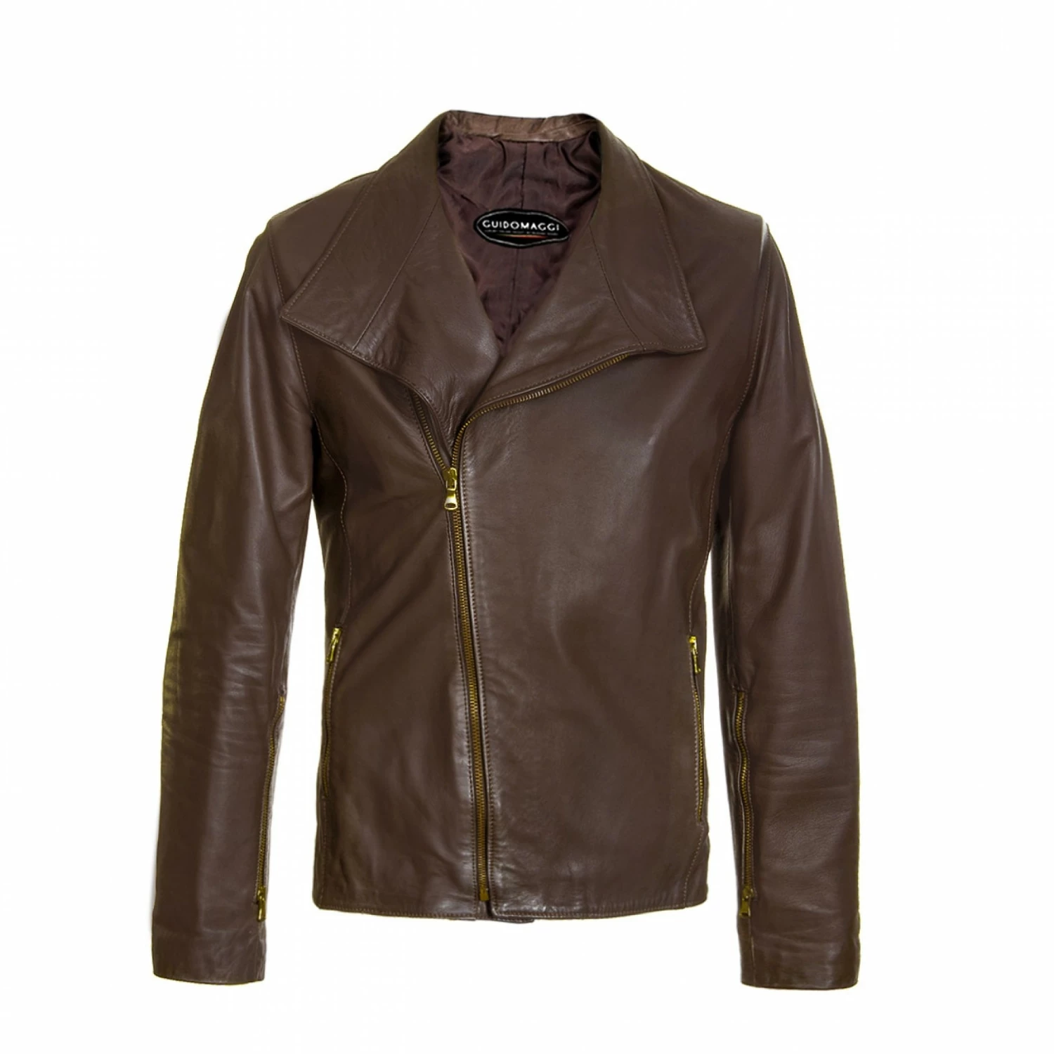 Princeton - Jacket In Mix Of Leathers 3 Princeton - Jacket In Mix Of Leathers