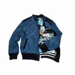 Kent - Jacket In Mix Of Leathers -Deals Guidomaggi Store leather jacket for man 4