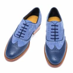 Leicester - Elevator Shoes In Leather/fabric Mix From 2.4 To 3.1 Inches -Deals Guidomaggi Store leicester15