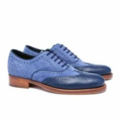 Leicester - Elevator Shoes In Leather/fabric Mix From 2.4 To 3.1 Inches -Deals Guidomaggi Store leicester5