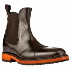 London - Elevator Boots In Full Grain Leather From 2.4 To 4 Inches -Deals Guidomaggi Store london est 3