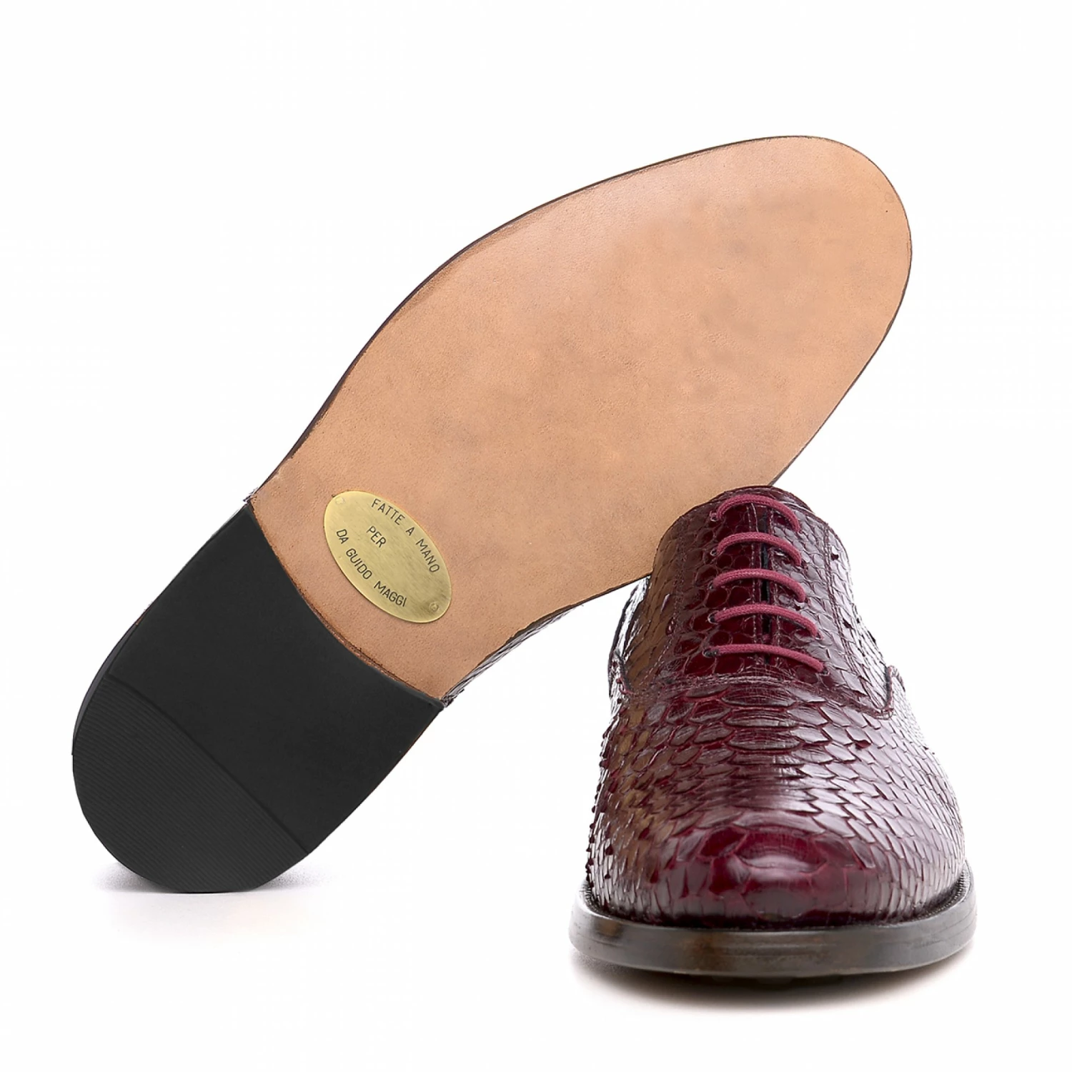 Red Sea - Elevator Shoes In Python Leather From 2.4 To 3.1 Inches 7 Red Sea - Elevator Shoes In Python Leather From 2.4 To 3.1 Inches - Image 5