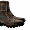 Camouflage - Elevator Boots In Full Grain Leather From 2.4 To 4 Inches -Deals Guidomaggi Store luxury elevator shoes boots 1 1