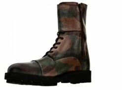 Camouflage - Elevator Boots In Full Grain Leather From 2.4 To 4 Inches -Deals Guidomaggi Store luxury elevator shoes boots 3 1