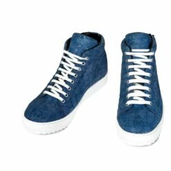Boracay - Elevator Sneakers In Crocodile Leather From 2.4 To 3.1 Inches