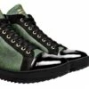 Mandarin - Elevator Sneakers In Mix Of Leathers From 2.4 To 3.1 Inches -Deals Guidomaggi Store mandarin sneakers con rialzo 1 1