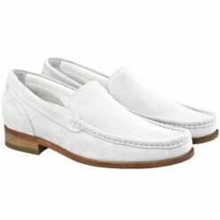 Panamá - Elevator Loafers In Suede Leather Up To 2.6 Inches -Deals Guidomaggi Store panama coppia2