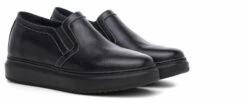Peninsula - Elevator Slip-Ons In Full Grain Leather Up To 6 Cm