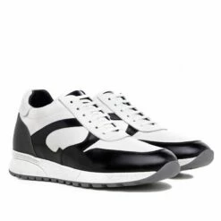 Plymouth - Elevator Sneakers In Mix Of Leathers From 2.4 To 3.1 Inches 11 Plymouth - Elevator Sneakers In Mix Of Leathers From 2.4 To 3.1 Inches -Deals Guidomaggi Store plymouth elevator sneakers