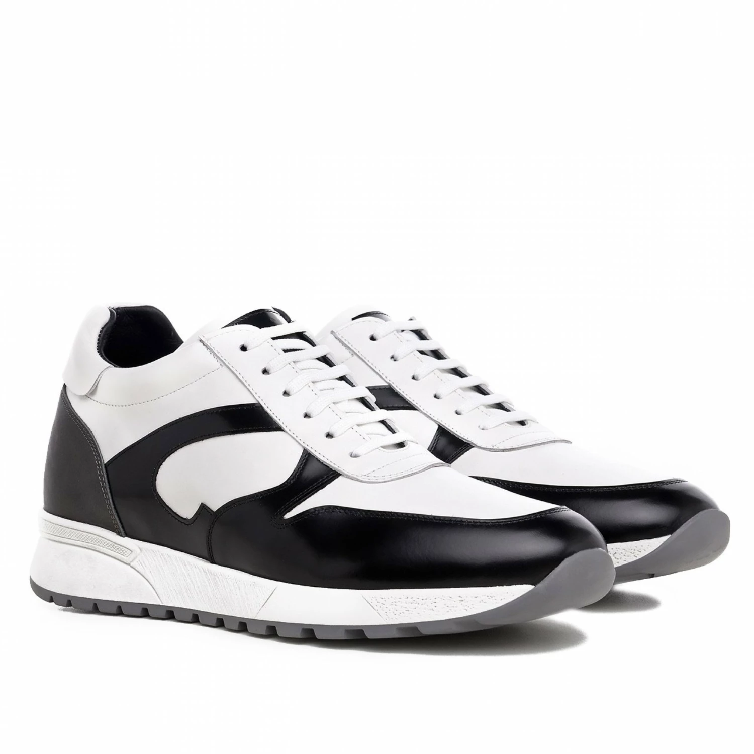 Plymouth - Elevator Sneakers In Mix Of Leathers From 2.4 To 3.1 Inches 7 Plymouth - Elevator Sneakers In Mix Of Leathers From 2.4 To 3.1 Inches - Image 5