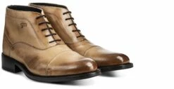 Adrad - Elevator Boots In Full Grain Leather From 2.4 To 3.1 Inches