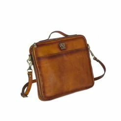 Bruce -Briefcase In Vegetable-tanned Leather -Deals Guidomaggi Store porta pc in pelle 1
