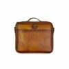 Bruce -Briefcase In Vegetable-tanned Leather
