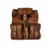 Caporalino -Backpack In Vegetable-tanned Leather -Deals Guidomaggi Store pratesi bag 2 1