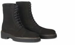 Russia - Elevator Boots In Suede Leather From 4 To 6 Inches