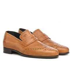 Salerno - Elevator Loafers In Tuscany Vegetable Leather Up To 2.6 Inches -Deals Guidomaggi Store salerno elevator loafers