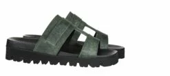 Puka - Elevator Sandals In Full Grain Leather Up To 2 Inches