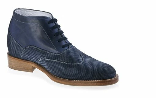 San Diego - Elevator Boots In Leather/fabric Mix From 2.4 To 3.1 Inches -Deals Guidomaggi Store sandiego 02