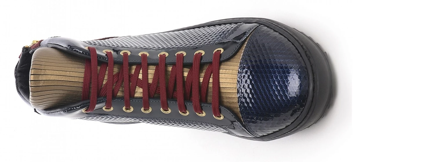 The Venetian - Elevator Sneakers In Mix Of Leathers From 2.4 To 3.1 Inches 6 The Venetian - Elevator Sneakers In Mix Of Leathers From 2.4 To 3.1 Inches - Image 4