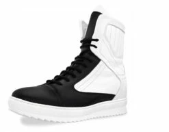 Dope - Elevator Sneakers In Full Grain Leather From 2.4 To 4 Inches -Deals Guidomaggi Store scarpe aumento statura 3 1 2