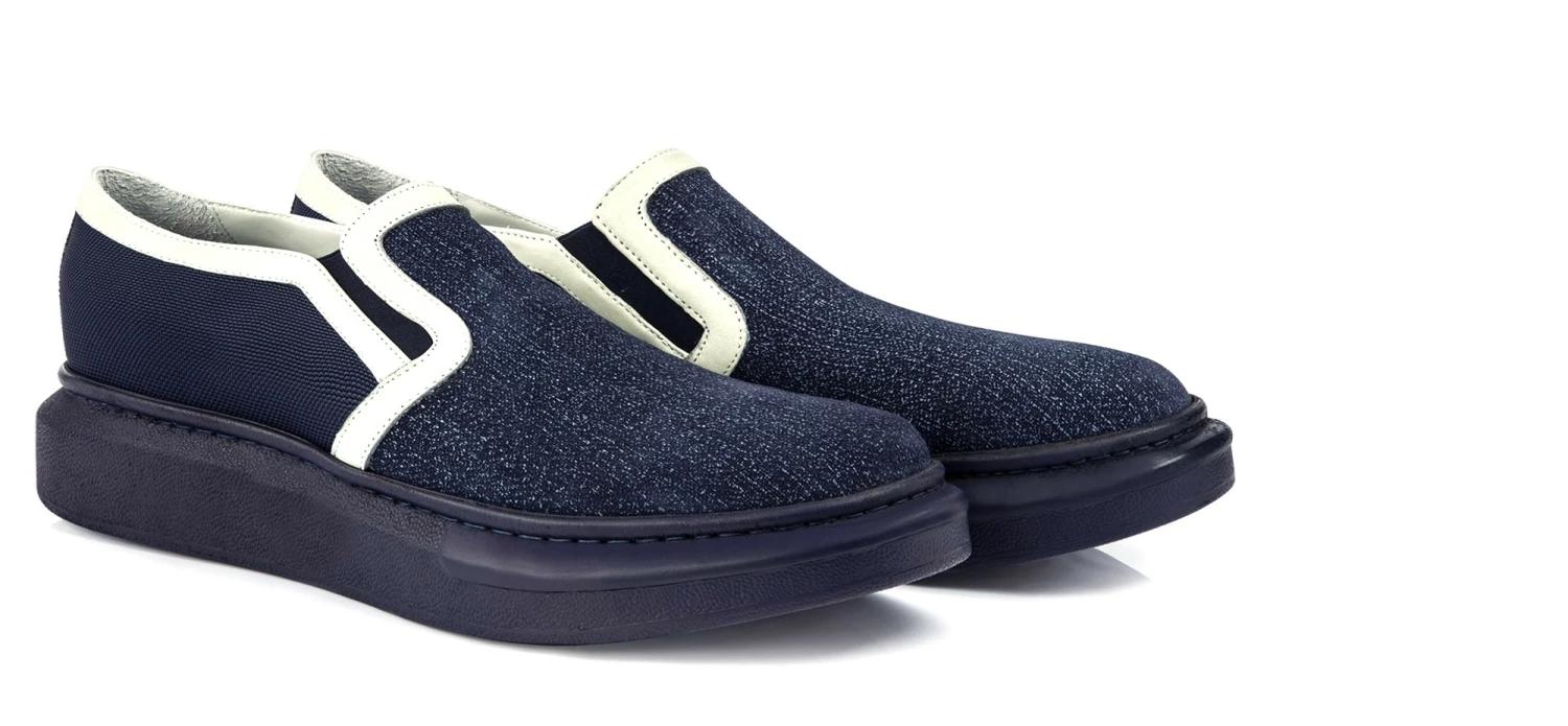 Agua - Elevator Slip-Ons In Fabric Up To 2.4 Inches 3 Agua - Elevator Slip-Ons In Fabric Up To 2.4 Inches
