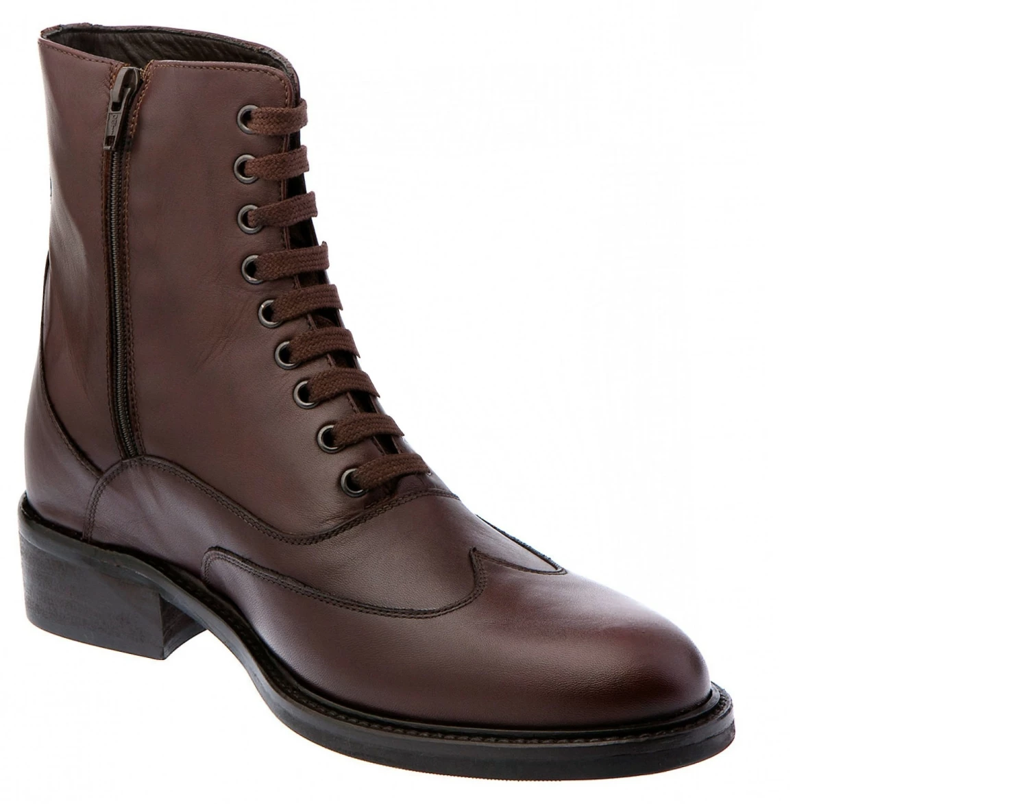 Sivan - Elevator Boots In Full Grain Leather From 2.4 To 4 Inches 4 Sivan - Elevator Boots In Full Grain Leather From 2.4 To 4 Inches - Image 2