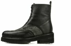 Calgary - Elevator Boots In Leather/fabric Mix From 4 To 6 Inches -Deals Guidomaggi Store scarpe con rialzo 3 6 40