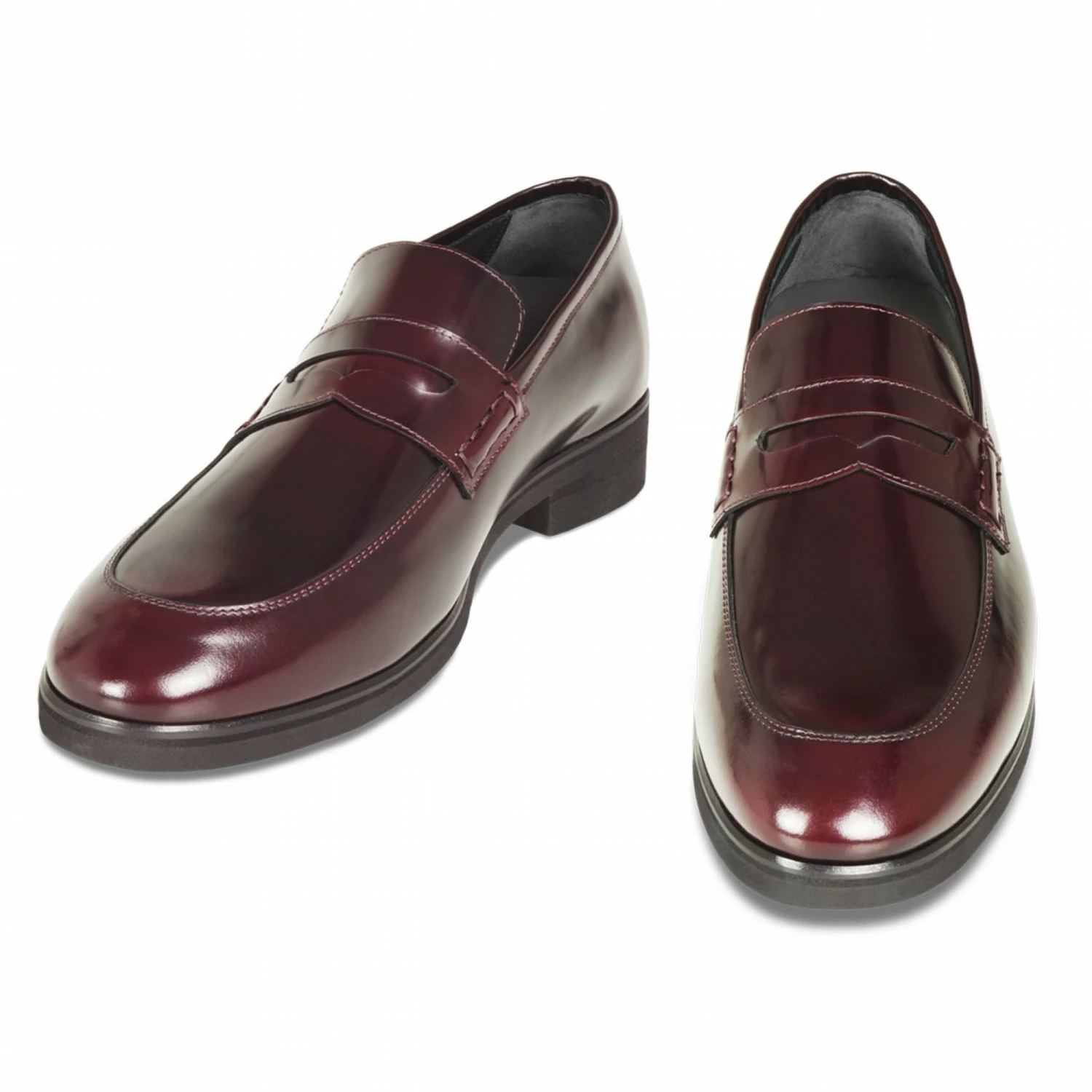 Lucerne - Elevator Loafers In Full Grain Leather Up To 2.6 Inches 3 Lucerne - Elevator Loafers In Full Grain Leather Up To 2.6 Inches