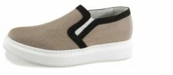 Honolulu - Elevator Slip-Ons In Leather/fabric Mix Up To 2.4 Inches -Deals Guidomaggi Store scarpe rialzate 3 1 8