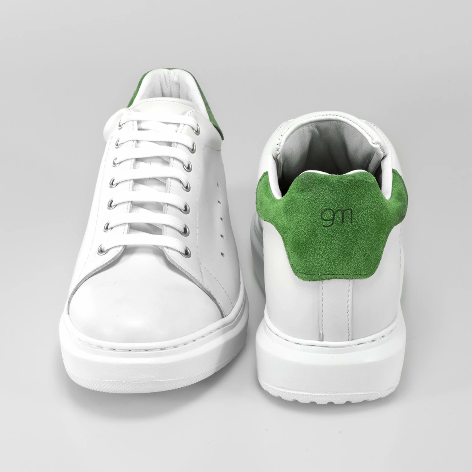 Shamrock - Elevator Sneakers In Full Grain Leather From 2.4 To 3.1 Inches 7 Shamrock - Elevator Sneakers In Full Grain Leather From 2.4 To 3.1 Inches - Image 5