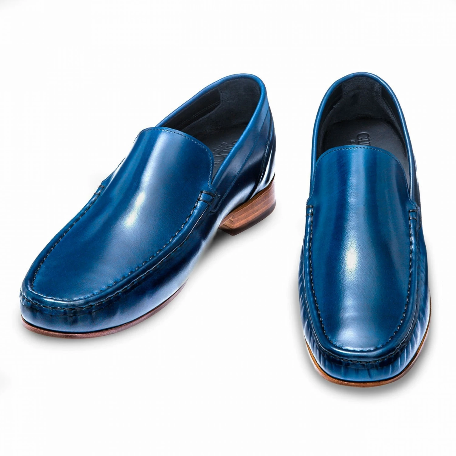 Blue Bay - Elevator Loafers In Shell Cordovan Leather Up To 2.6 Inches 7 Blue Bay - Elevator Loafers In Shell Cordovan Leather Up To 2.6 Inches - Image 5