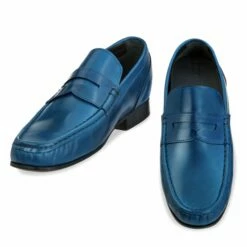 Ithaca - Elevator Loafers In Shell Cordovan Leather Up To 2.6 Inches