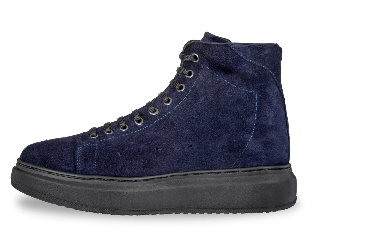 Alder - Elevator Sneakers In Suede Leather From 2.4 To 3.1 Inches 5 Alder - Elevator Sneakers In Suede Leather From 2.4 To 3.1 Inches - Image 3