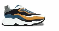 Giant Piranha - Elevator Sneakers In Leather/fabric Mix From 2.4 To 4.3 Inches 9 Giant Piranha - Elevator Sneakers In Leather/fabric Mix From 2.4 To 4.3 Inches -Deals Guidomaggi Store shoes that make you taller 192