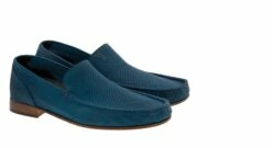 Ajaccio - Elevator Loafers In Perforated Leather Up To 2.6 Inches