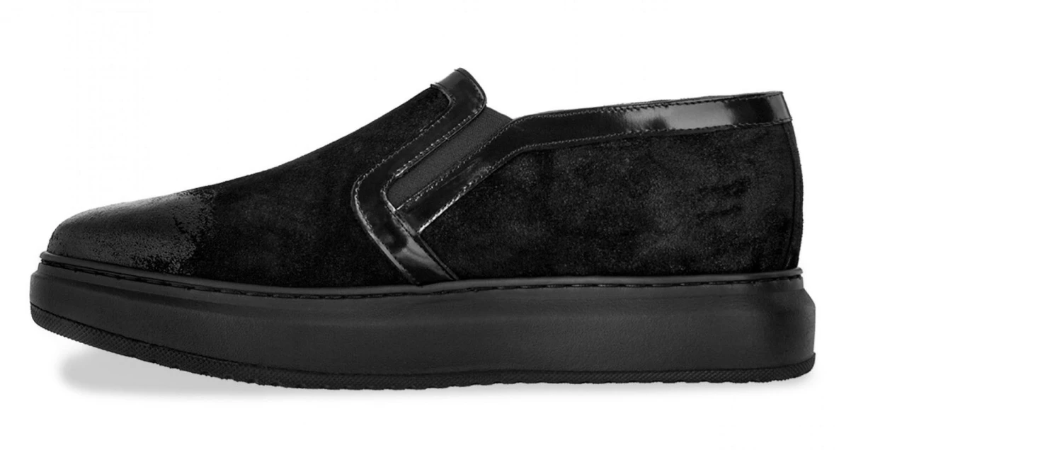 Sendai - Elevator Slip-Ons In Suede Leather Up To 2.6 Inches 5 Sendai - Elevator Slip-Ons In Suede Leather Up To 2.6 Inches - Image 3