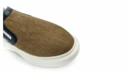 Oahu - Elevator Slip-Ons In Leather/fabric Mix Up To 2.4 Inches -Deals Guidomaggi Store shoes that make you taller 254