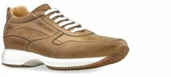 Dubai W - Elevator Sneakers In Full Grain Leather From 2.4 To 4 Inches