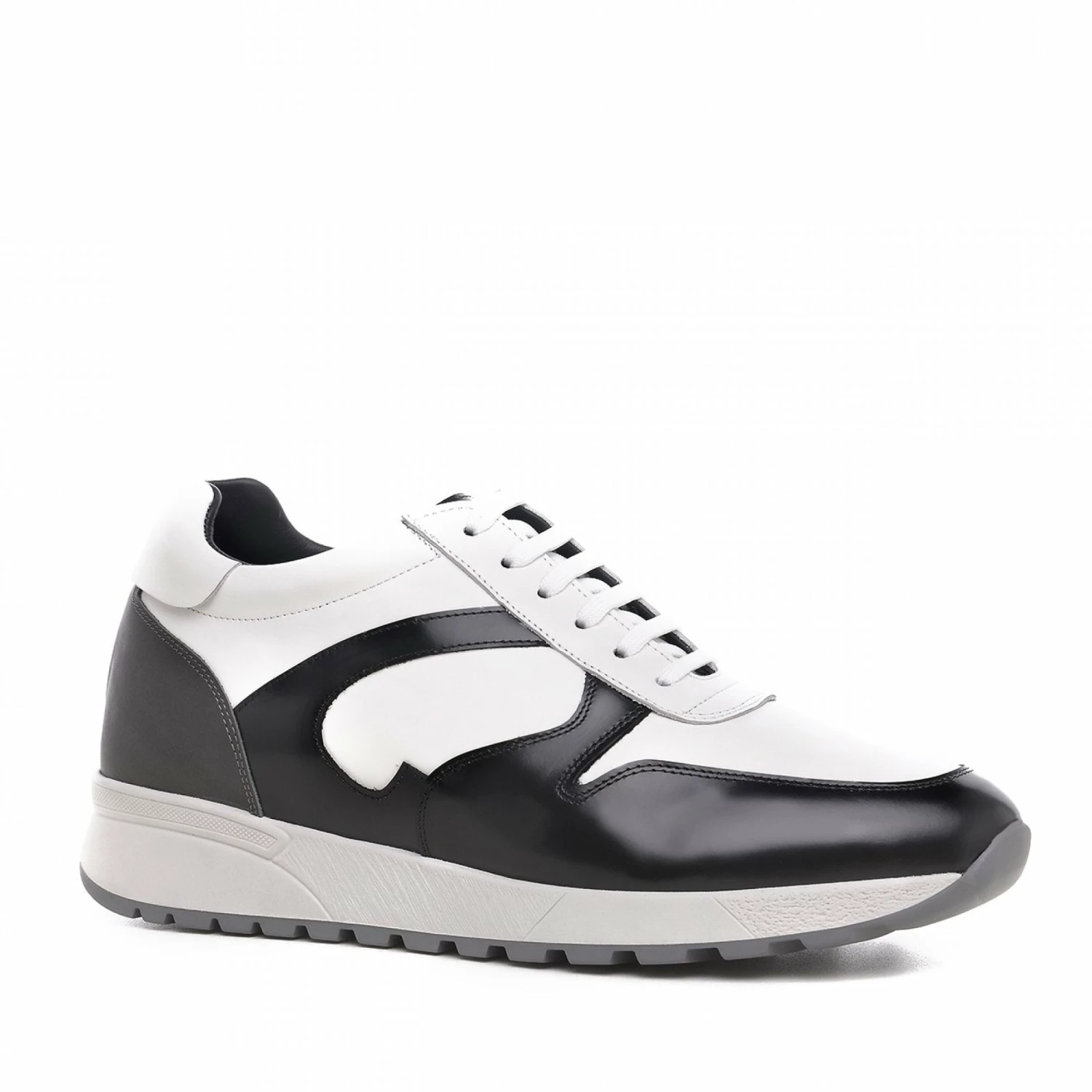 Plymouth - Elevator Sneakers In Mix Of Leathers From 2.4 To 3.1 Inches 4 Plymouth - Elevator Sneakers In Mix Of Leathers From 2.4 To 3.1 Inches - Image 2