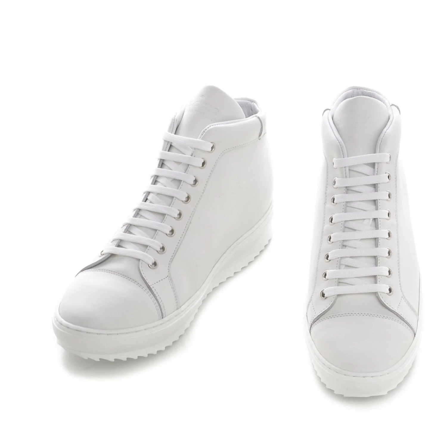 Nevis - Elevator Sneakers In Full Grain Leather From 2.4 To 3.1 Inches 3 Nevis - Elevator Sneakers In Full Grain Leather From 2.4 To 3.1 Inches