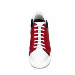 Karpathos - Elevator Sneakers In Leather/Fabric From 2.4 To 3.1 Inches -Deals Guidomaggi Store shoes that make you taller 36 2