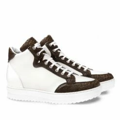 Sri Lanka - Elevator Sneakers In Leather/fabric Mix From 2.4 To 4 Inches 11 Sri Lanka - Elevator Sneakers In Leather/fabric Mix From 2.4 To 4 Inches -Deals Guidomaggi Store shoes that make you taller 3 16